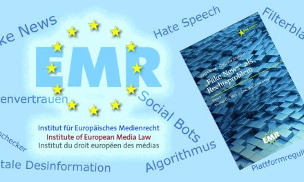 EMR veröffentlicht Band 5 der Reihe EMR/Script: “”Fake News” als Rechtsproblem”