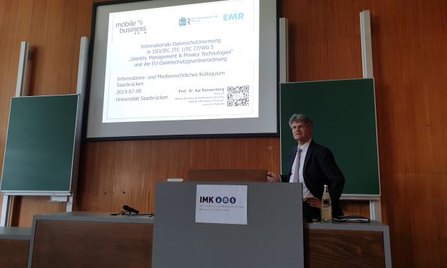 IMK Saarbrücken – Rückblick auf den Vortrag zur internationalen Datenschutznormung