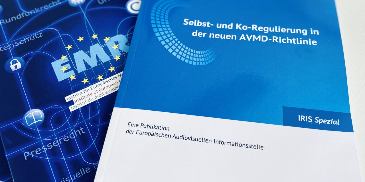 IRIS Spezial zu Selbst- und Ko-Regulierung in der neuen AVMD-Richtlinie veröffentlicht