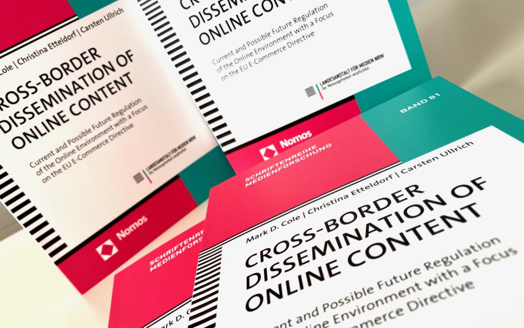 EMR Studie « Cross-Border Dissemination of Online Content » veröffentlicht