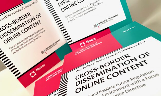 EMR Studie „Cross-Border Dissemination of Online Content“ veröffentlicht