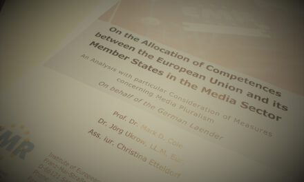 EMR-Gutachten zur Kompetenzverteilung zwischen der Europäischen Union und den Mitgliedstaaten im Mediensektor veröffentlicht