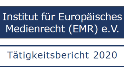 EMR Tätigkeitsbericht 2020 veröffentlicht
