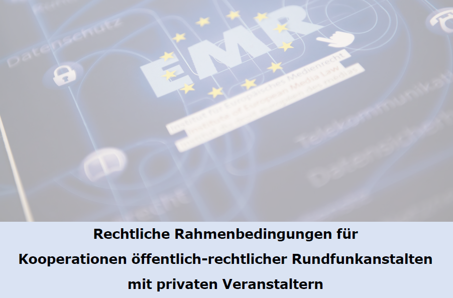 Beitrag zu rechtlichen Rahmenbedingungen für Kooperationen öffentlich-rechtlicher Rundfunkanstalten mit privaten Veranstaltern veröffentlicht