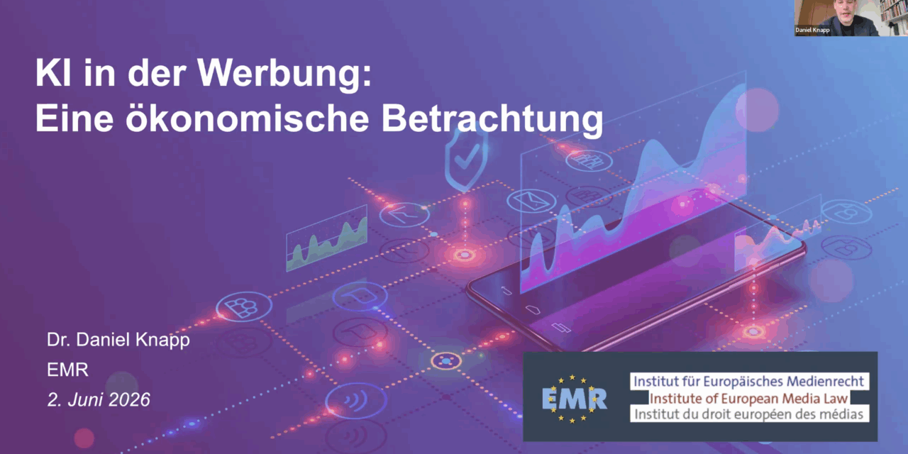 Webinar: KI in der Werbung: Ökonomisch betrachtet