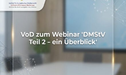 VoD: Webinar zum DMStV Teil 2 – ein Überblick